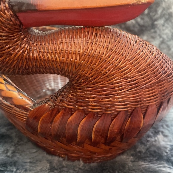 Brown Wicker Duck Basket - Picture 8 of 16